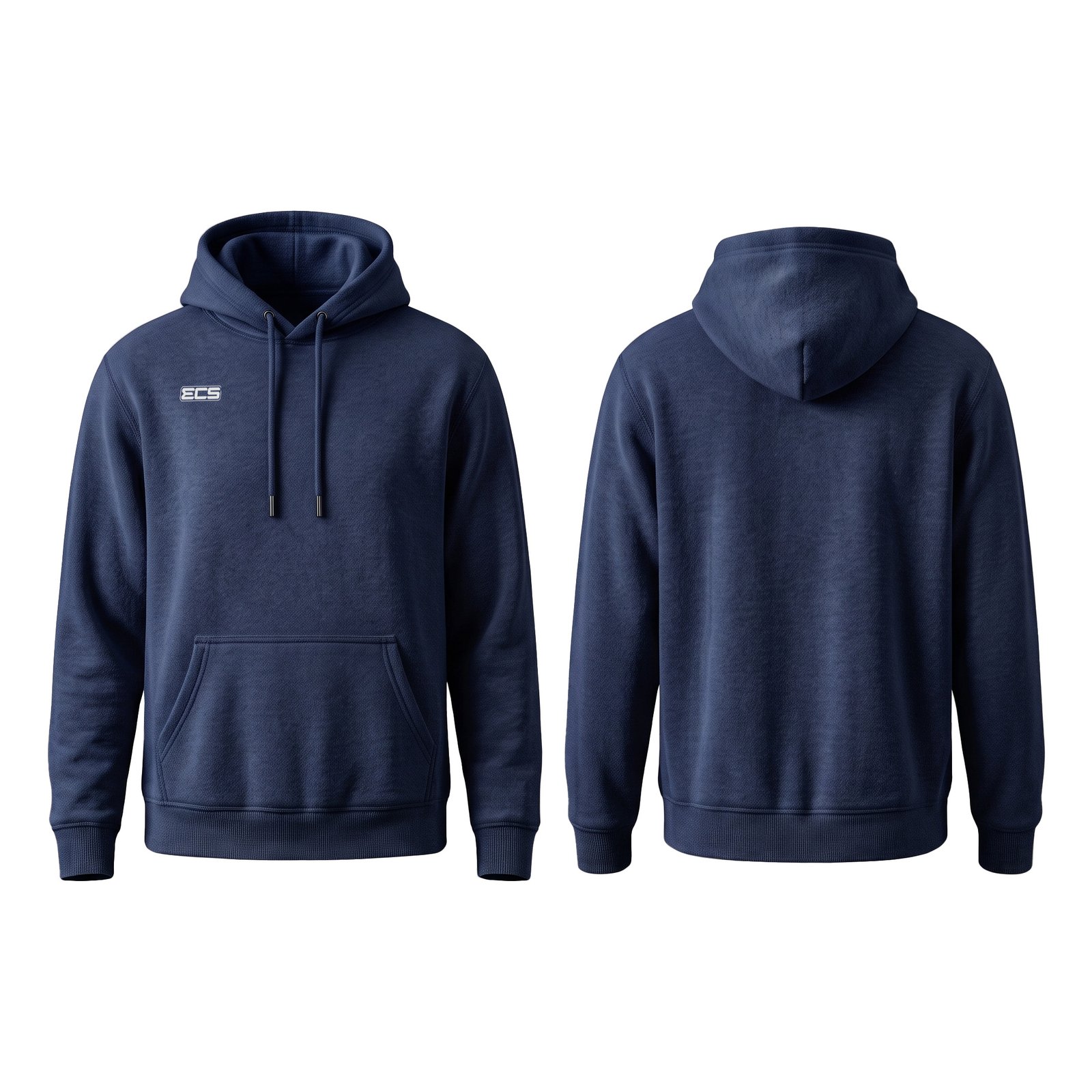 ECS Leisurewear Hoodie in Navy Blue | Off‑Field Essential
