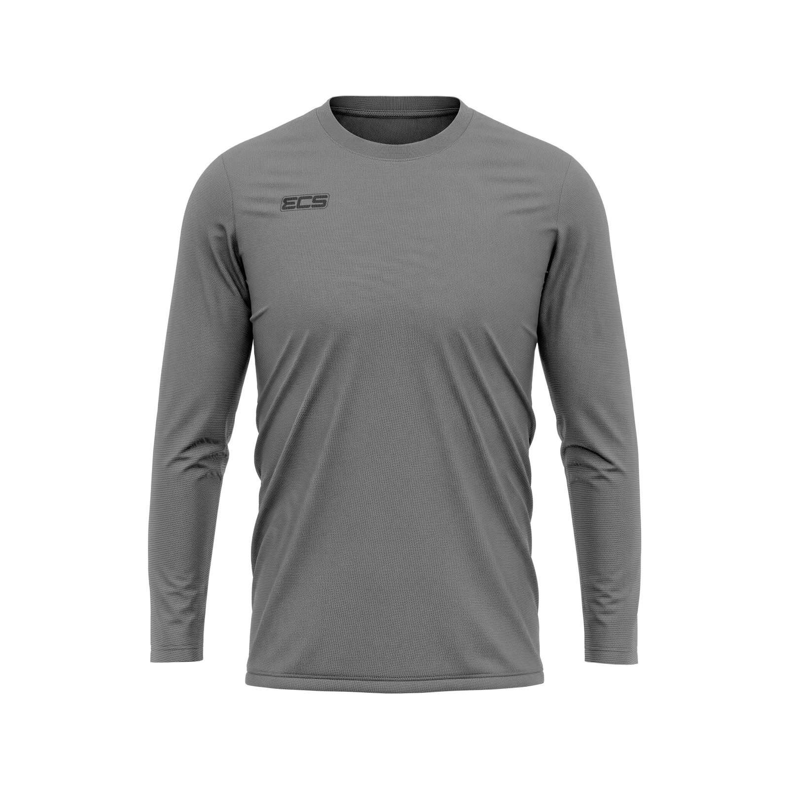 ECS Leisurewear Long Sleeve Top in Grey | Off‑Field Essential