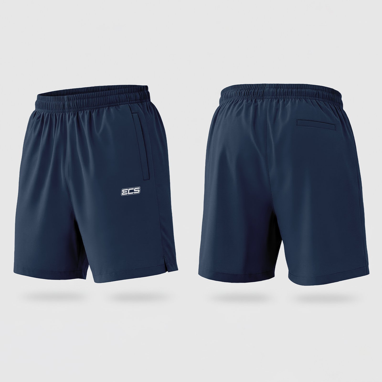 ECS Leisurewear Shorts in Navy Blue | Off‑Field Essential