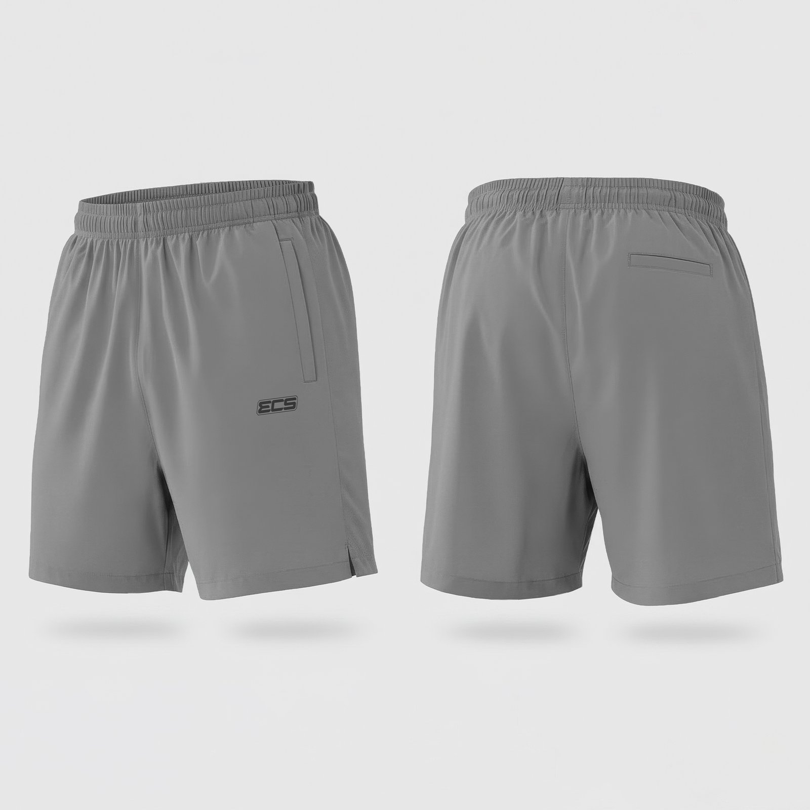 ECS Leisurewear Shorts in Grey | Off‑Field Essential