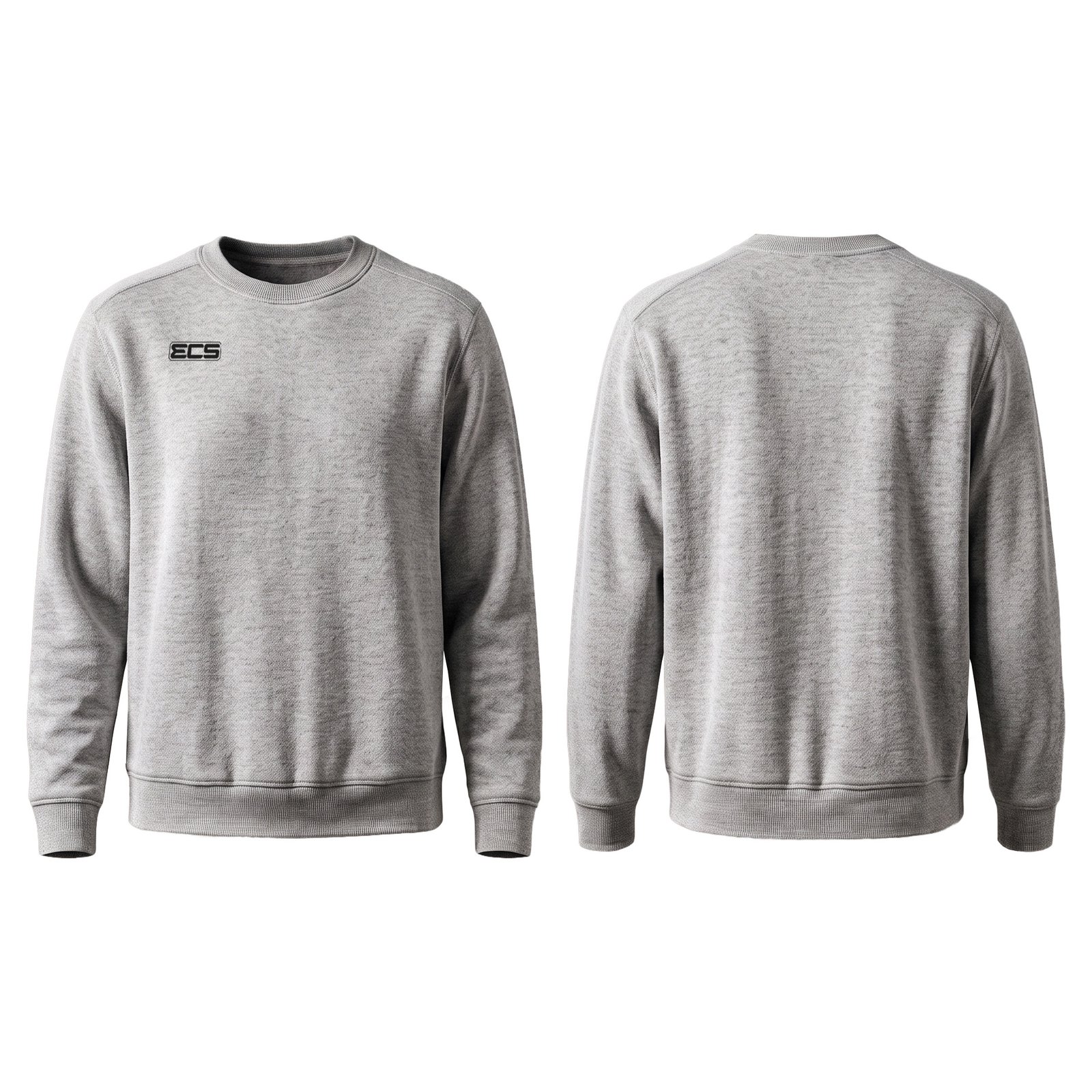 ECS Leisurewear Sweatshirt in Heather Grey | Off‑Field Essential