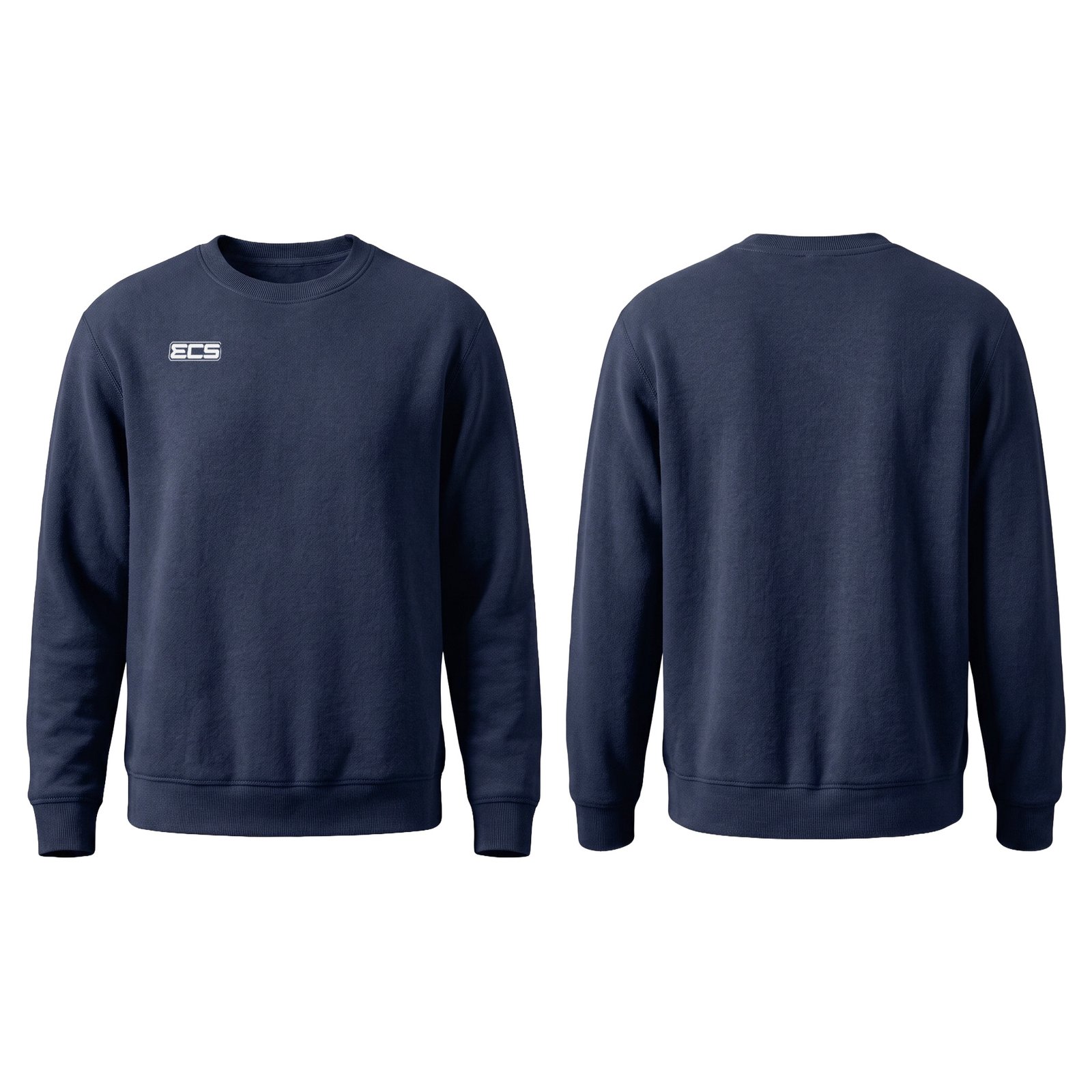 ECS Leisurewear Sweatshirt in Navy Blue | Off‑Field Essential