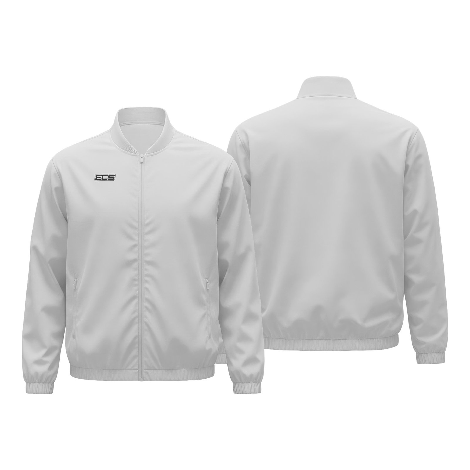 ECS Leisurewear Track Jacket in white | Off‑Field Essential