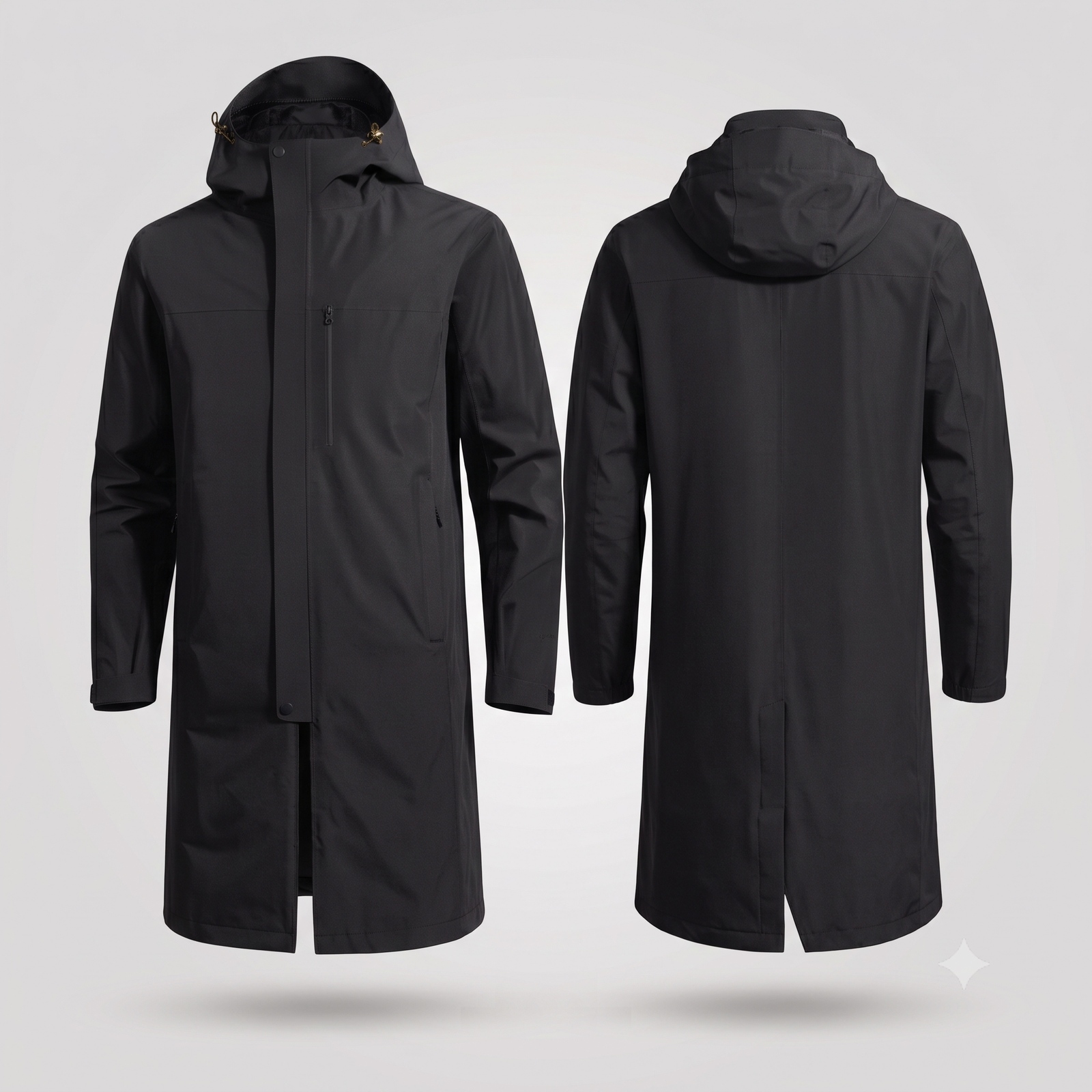 ECS Rain Coat in Black | Off‑Field Essential