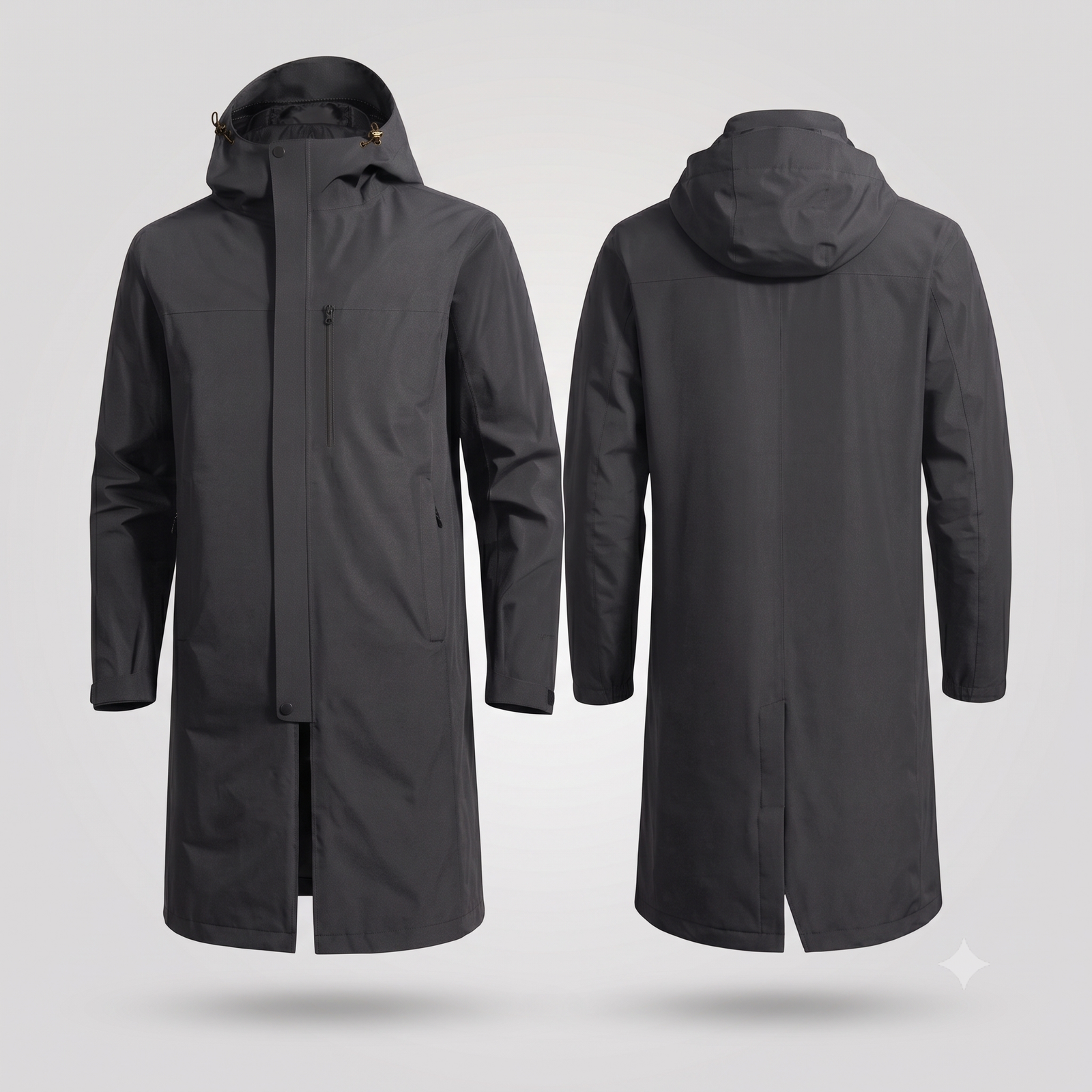 ECS Rain Coat in Charcoal Grey | Off‑Field Essential