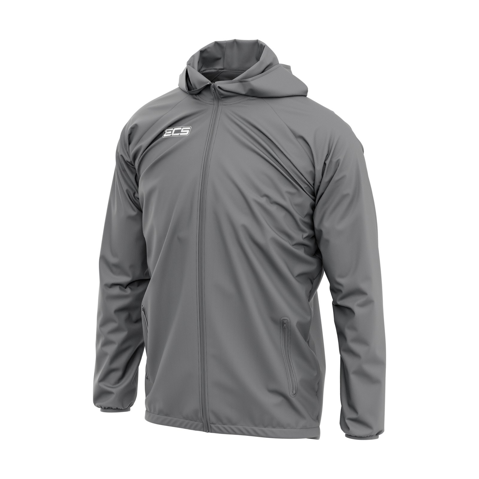 ECS Windbreaker Jacket in Grey | Off‑Field Essential