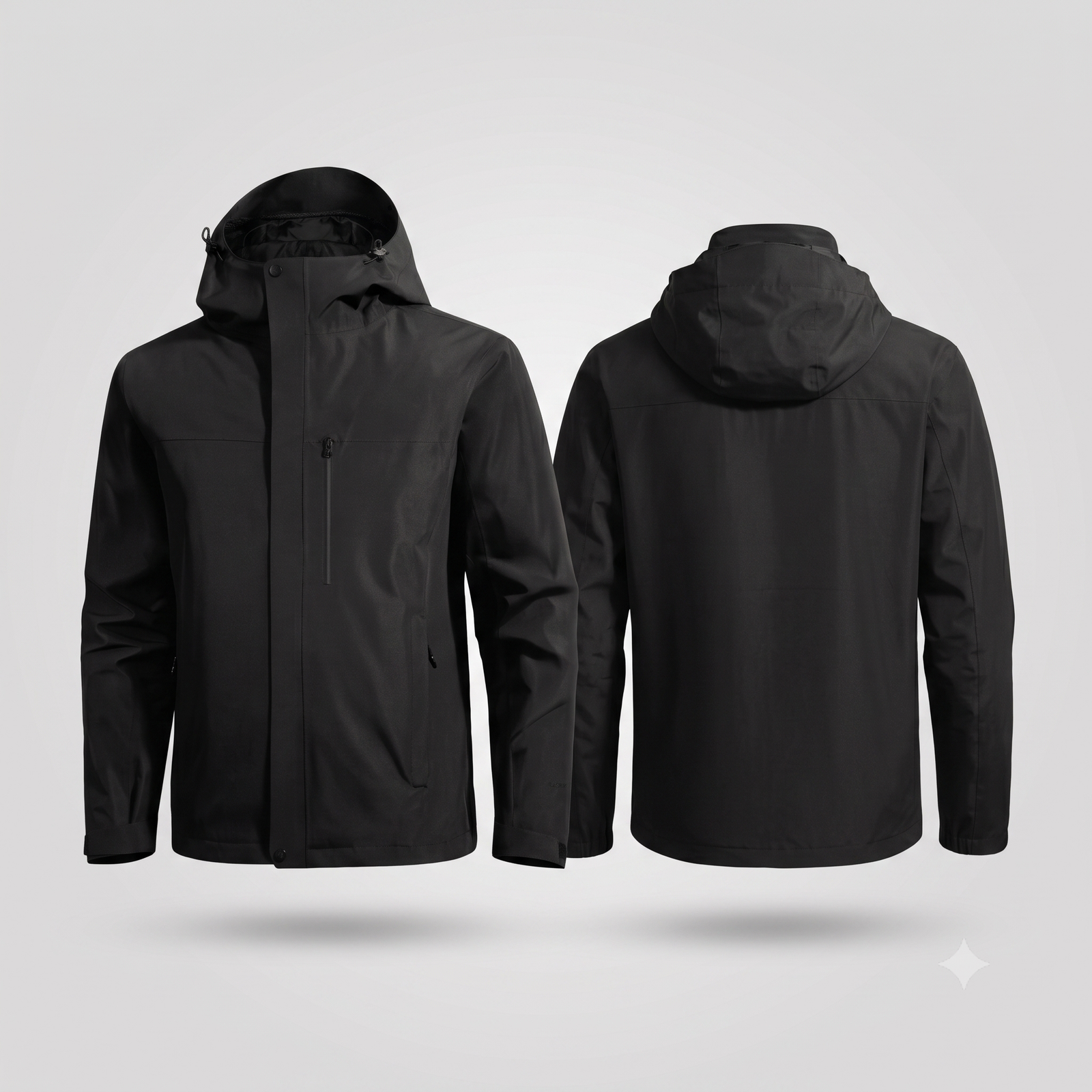ECS Rain Jacket in Black | Off‑Field Essential