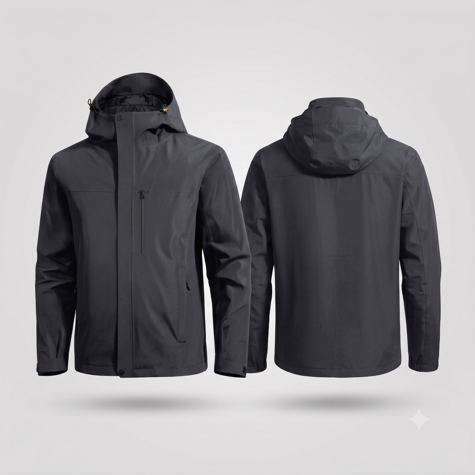 ECS Rain Jacket Charcoal Grey | Off‑Field Essential